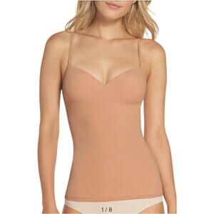 HANRO Allure Camisole Built-In-Bra, Nude Comfort/Soft 38C